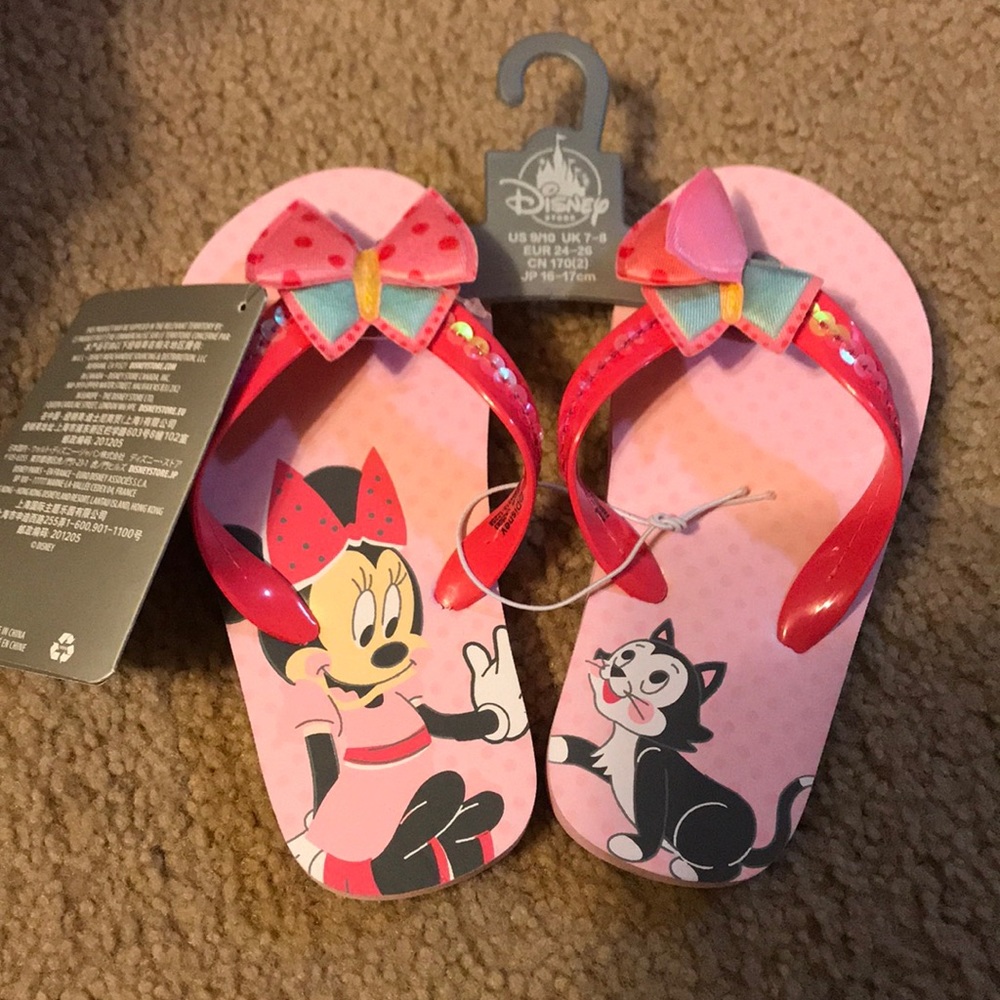 Girls Disney flip flops